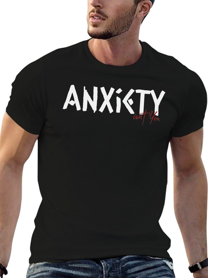 Anxiety Isnt You Black Graphic Tee