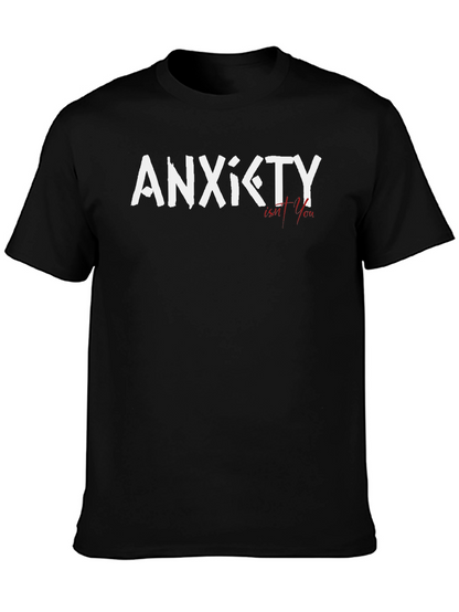Anxiety Isnt You Black Graphic Tee