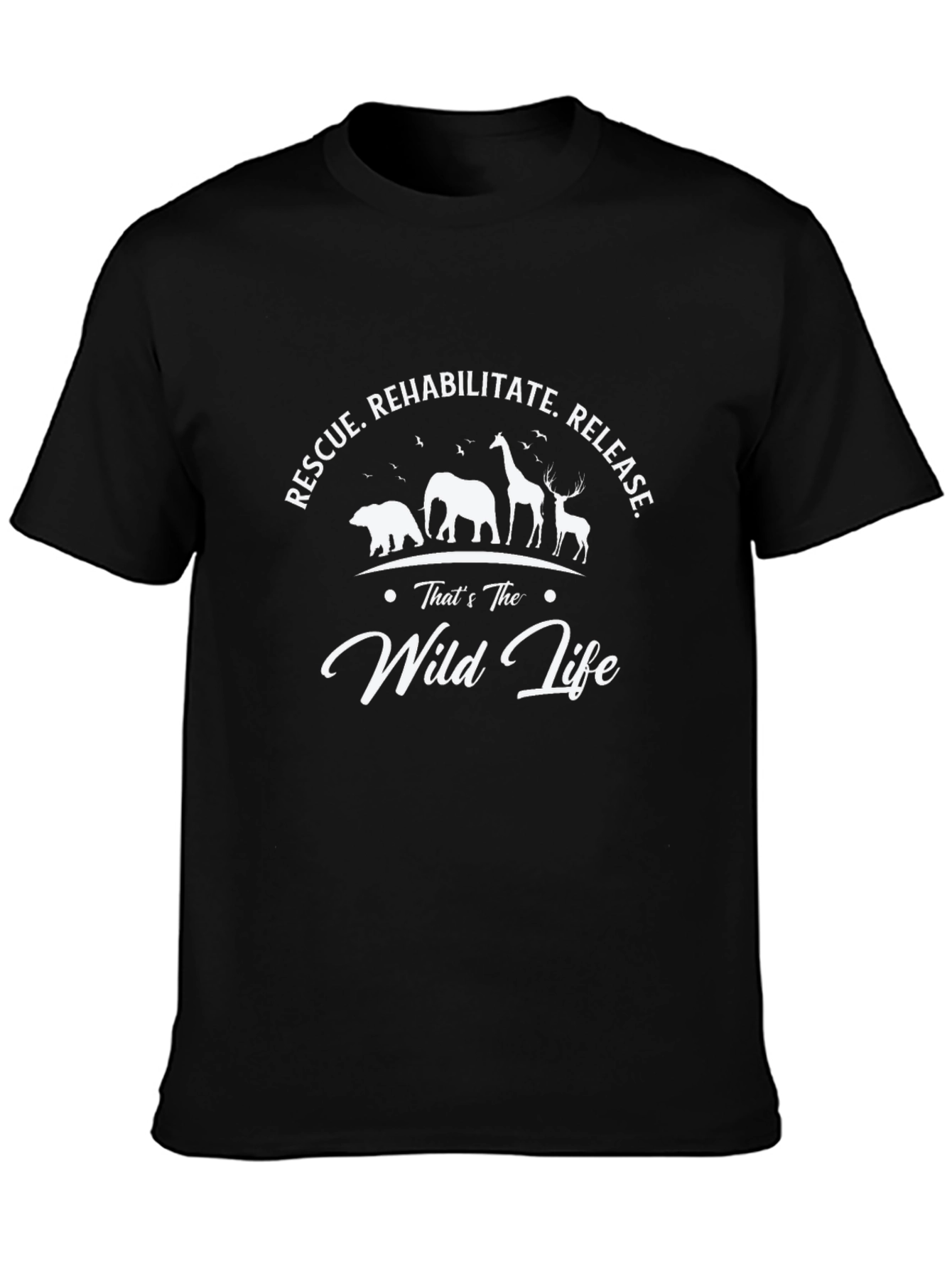 Wildlife Rescue T-Shirt: Rehabilitate & Release