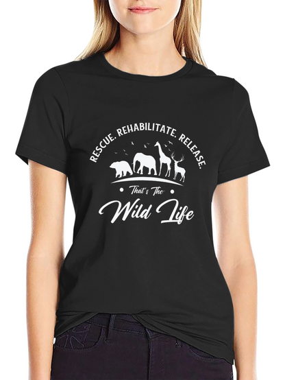 Wildlife Rescue T-Shirt: Rehabilitate & Release