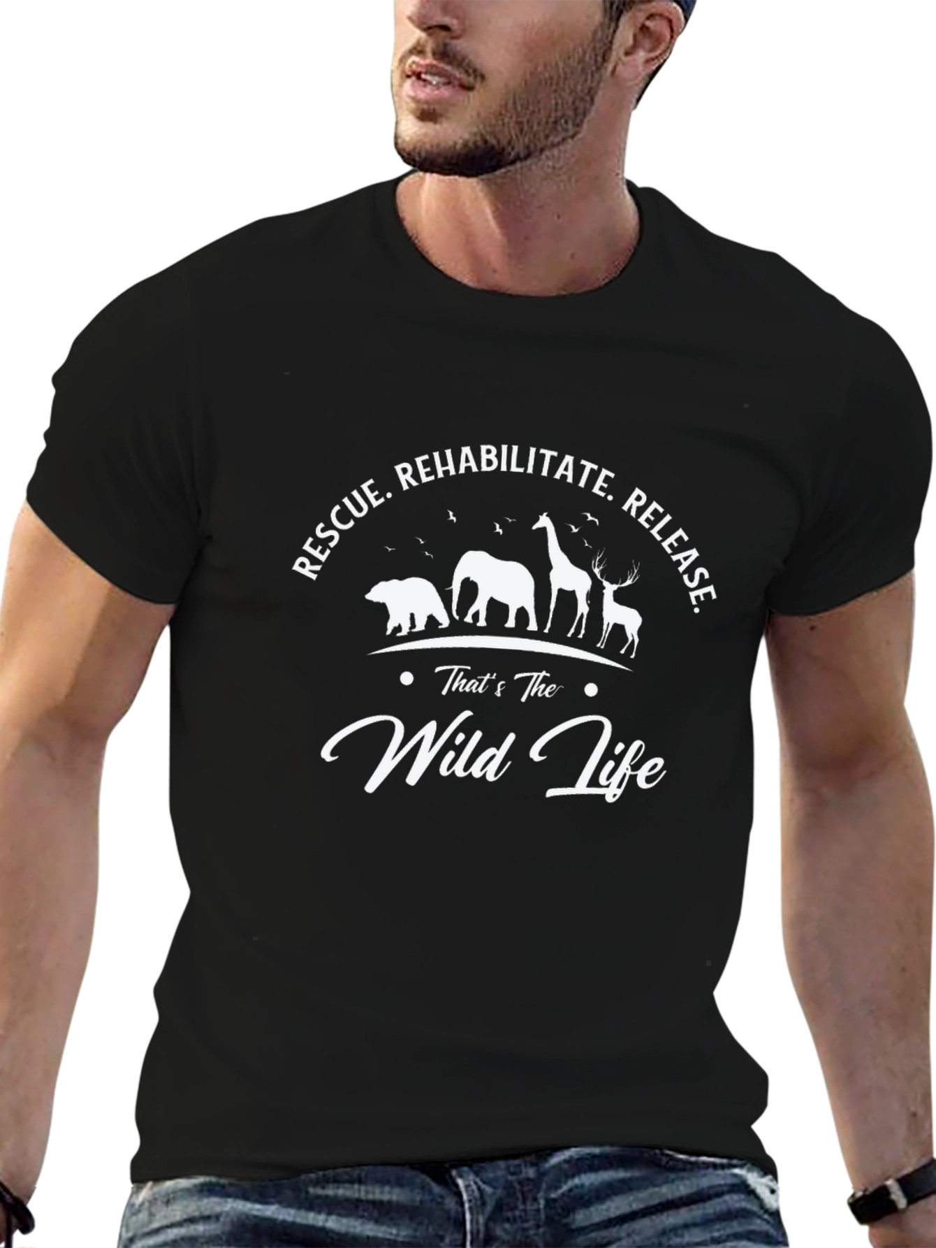 Wildlife Rescue T-Shirt: Rehabilitate & Release