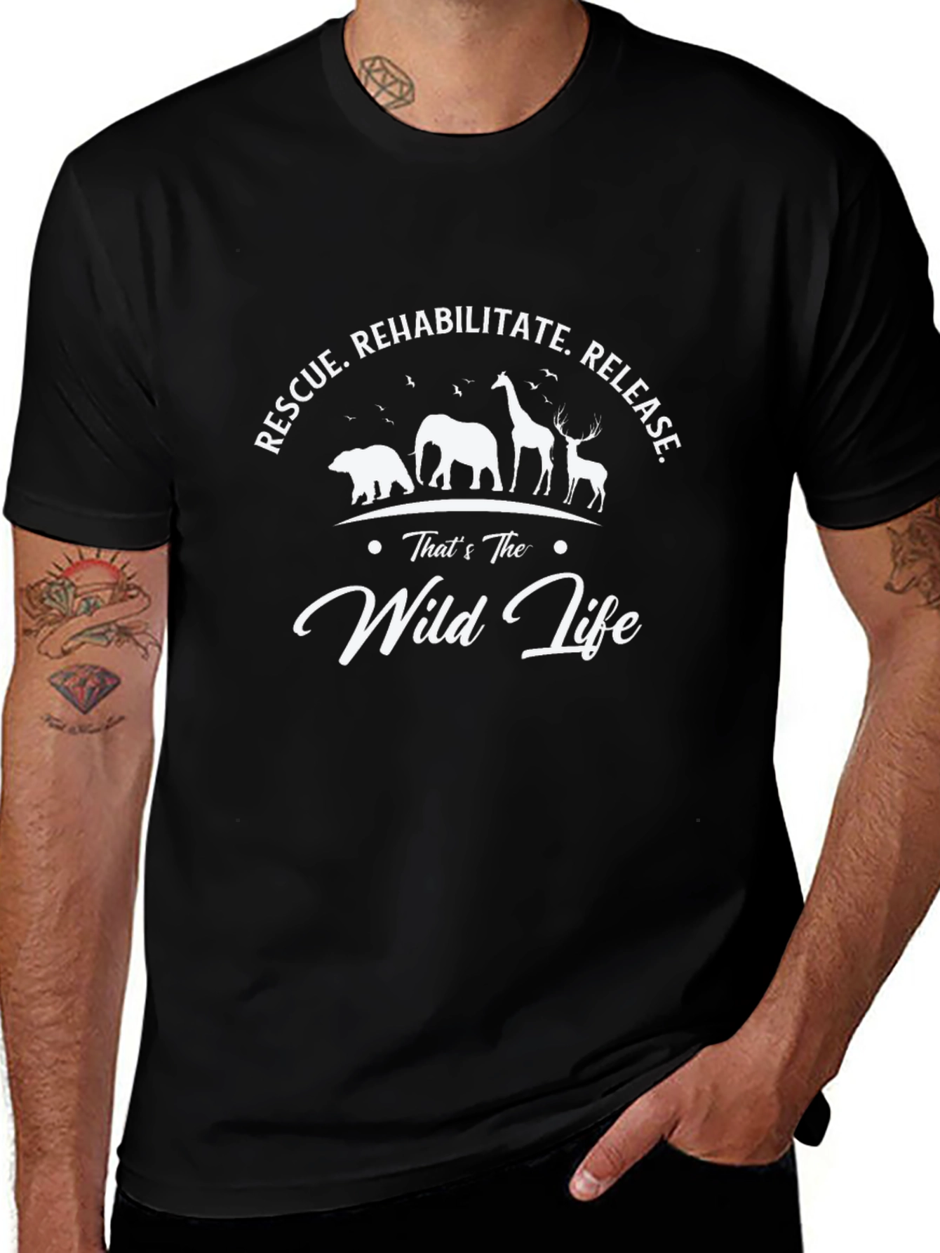 Wildlife Rescue T-Shirt: Rehabilitate & Release