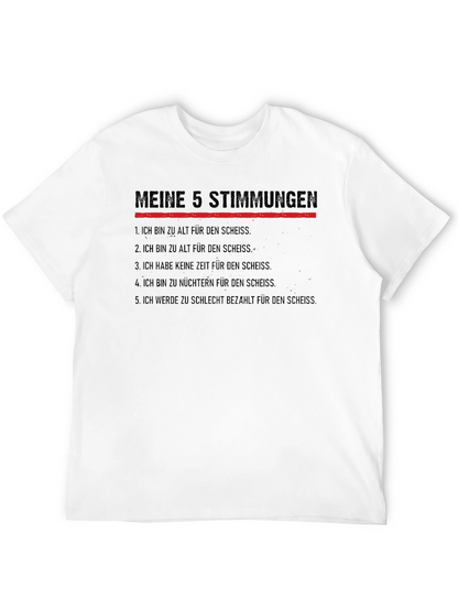 Meine 5 Stimmungen Graphic T-Shirt