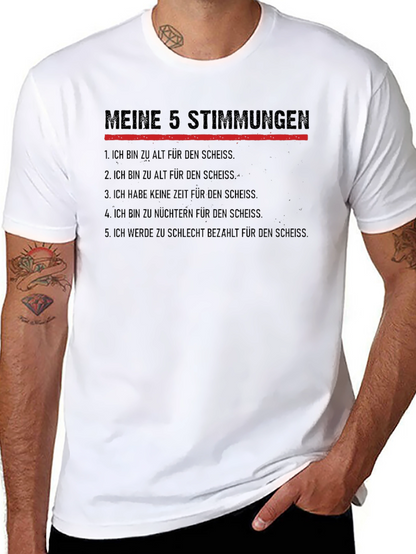 Meine 5 Stimmungen Graphic T-Shirt