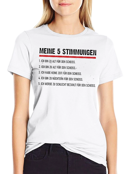Meine 5 Stimmungen Graphic T-Shirt