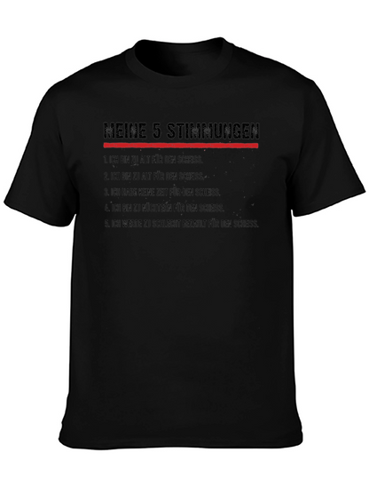 Meine 5 Stimmungen Graphic T-Shirt