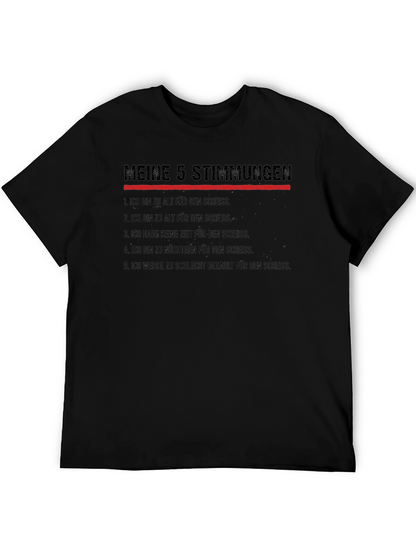 Meine 5 Stimmungen Graphic T-Shirt