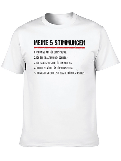 Meine 5 Stimmungen Graphic T-Shirt