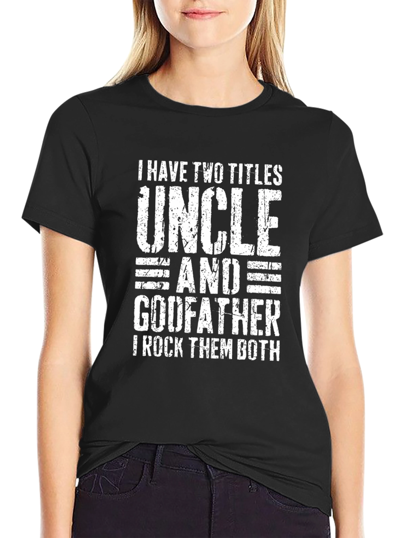 Uncle Godfather T-Shirt - Two Titles Rock Tee