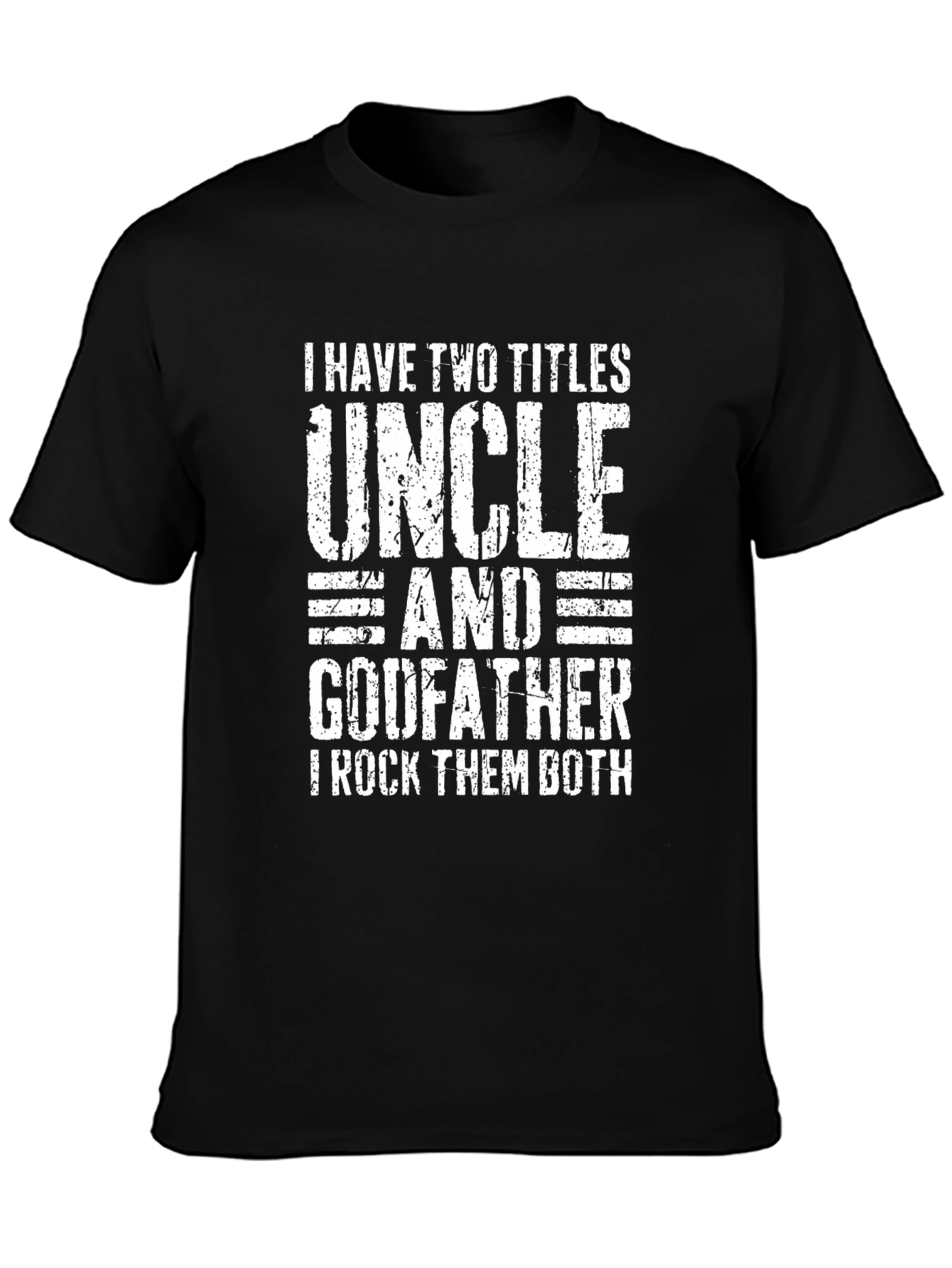 Uncle Godfather T-Shirt - Two Titles Rock Tee