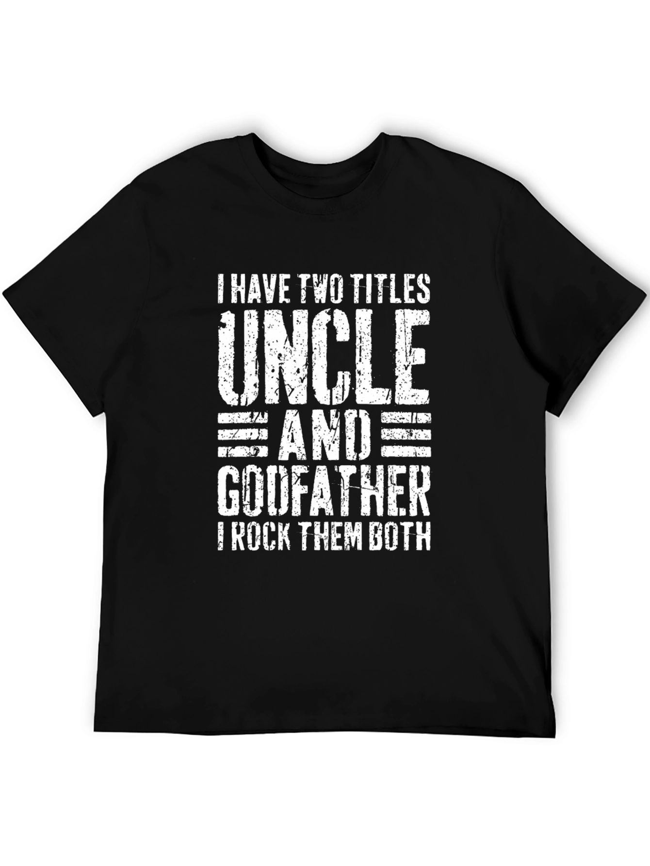 Uncle Godfather T-Shirt - Two Titles Rock Tee