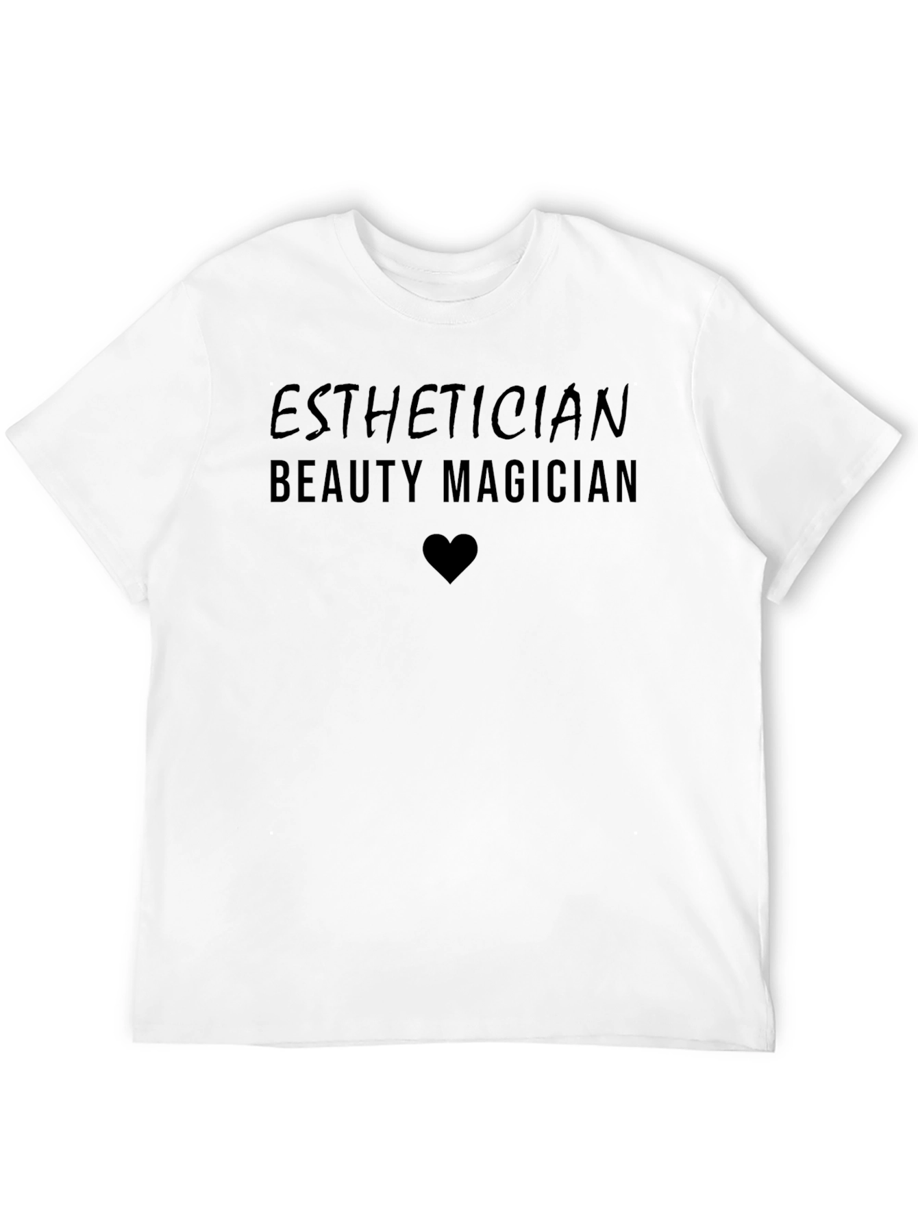 Esthetician Beauty Magician Black T-Shirt