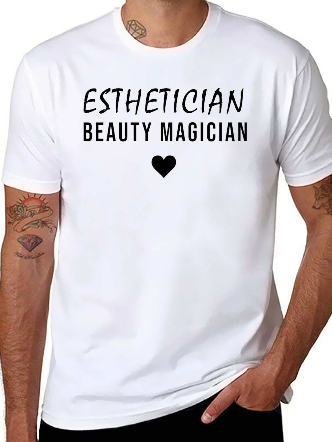 Esthetician Beauty Magician Black T-Shirt