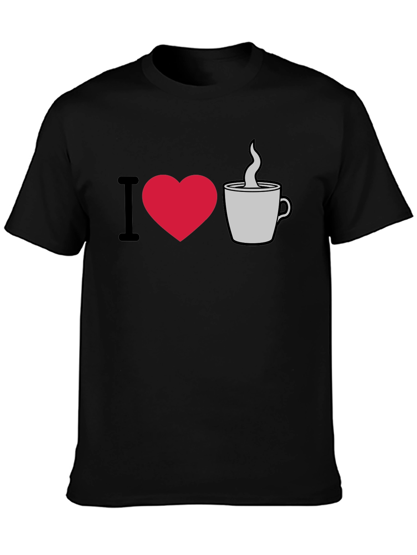 I Love Coffee Graphic T-Shirt - Casual Style