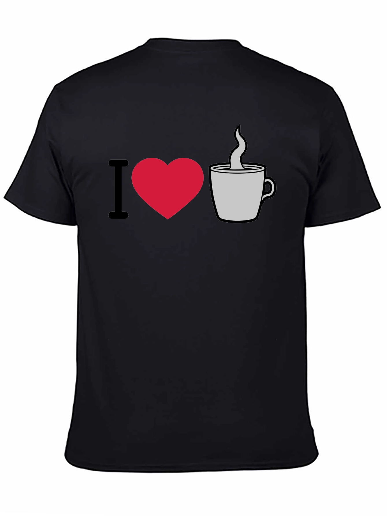 I Love Coffee Graphic T-Shirt - Casual Style