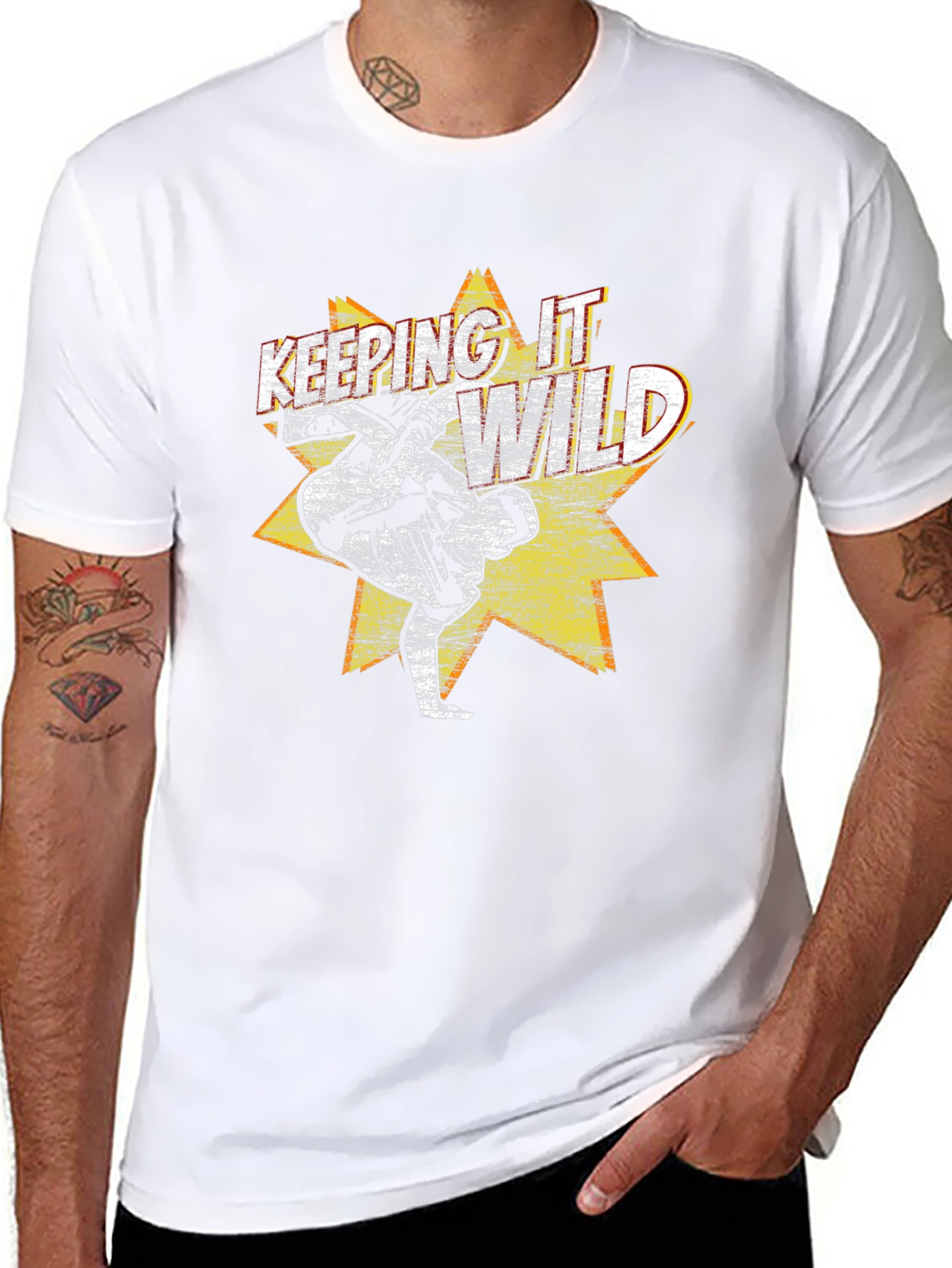 Keeping it Wild Graphic Tee - Black