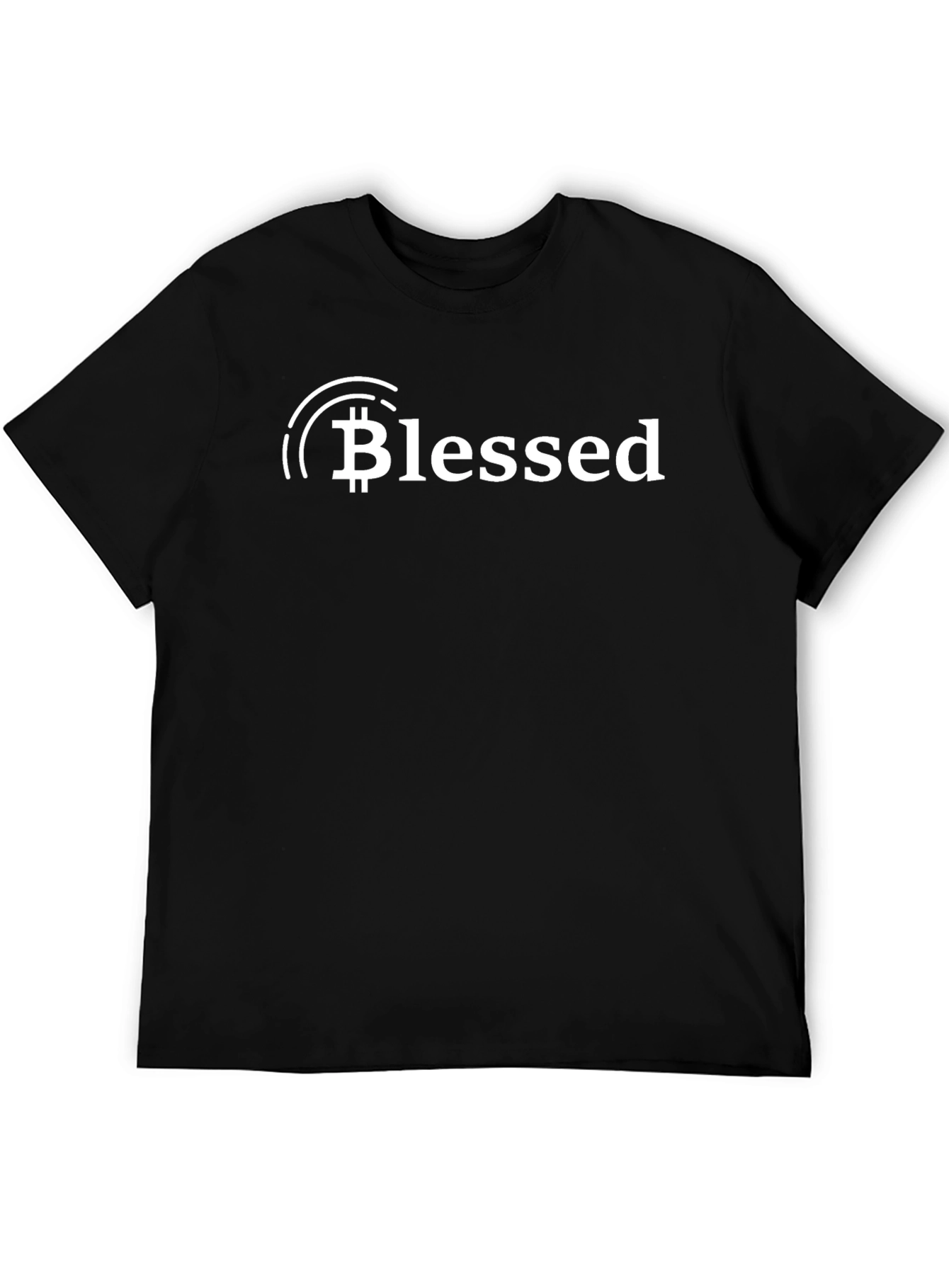 Blessed Bitcoin Graphic Tee - Trendy Crypto Shirt