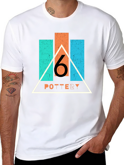 Pottery Triangle Graphic T-Shirt