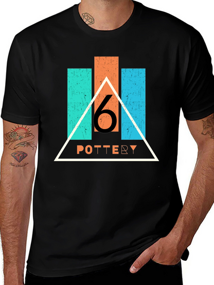 Pottery Triangle Graphic T-Shirt