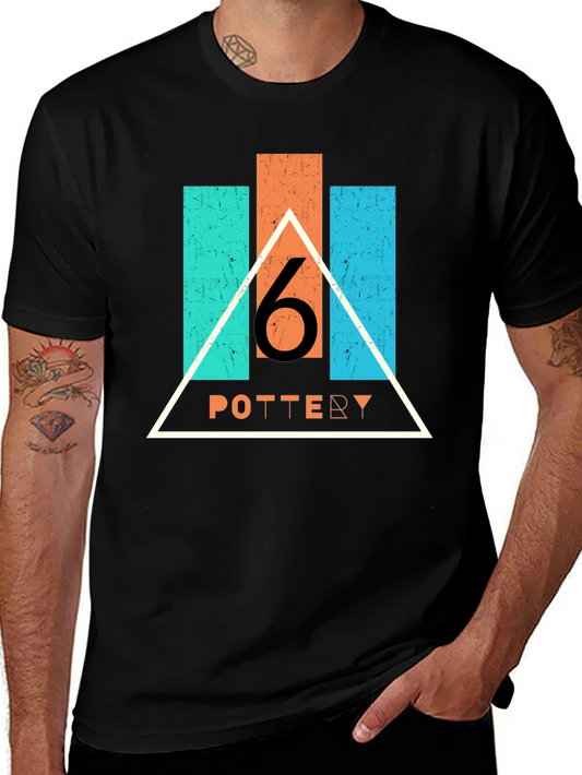 Pottery Triangle Graphic T-Shirt