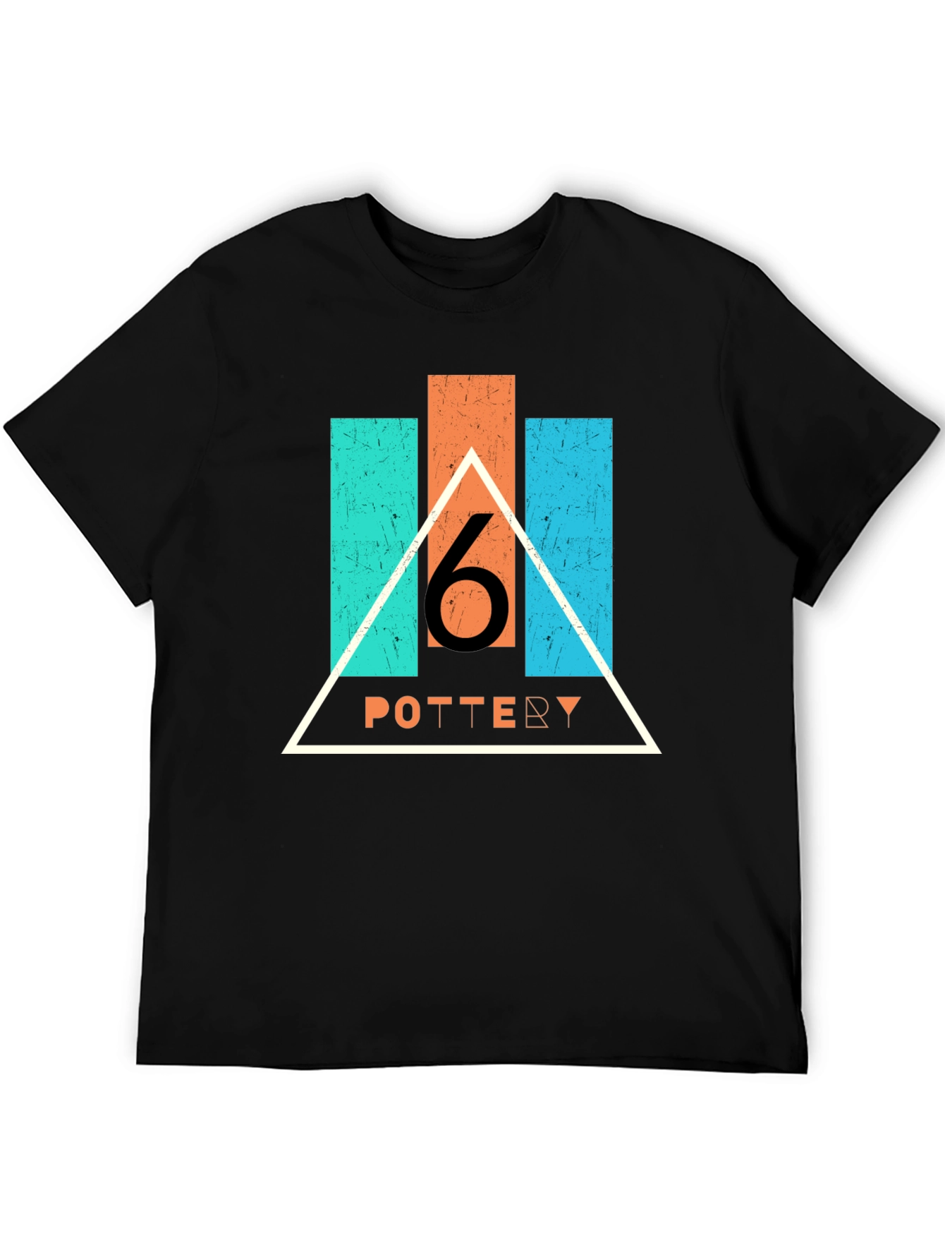 Pottery Triangle Graphic T-Shirt
