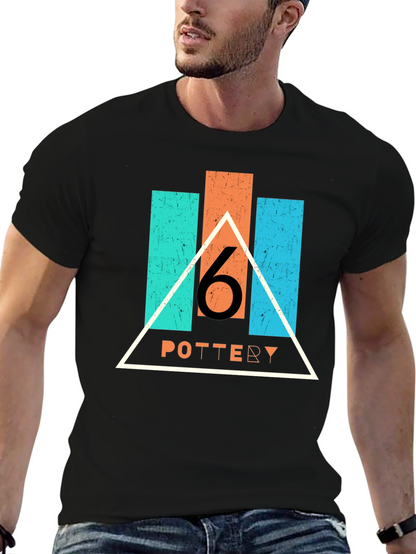 Pottery Triangle Graphic T-Shirt