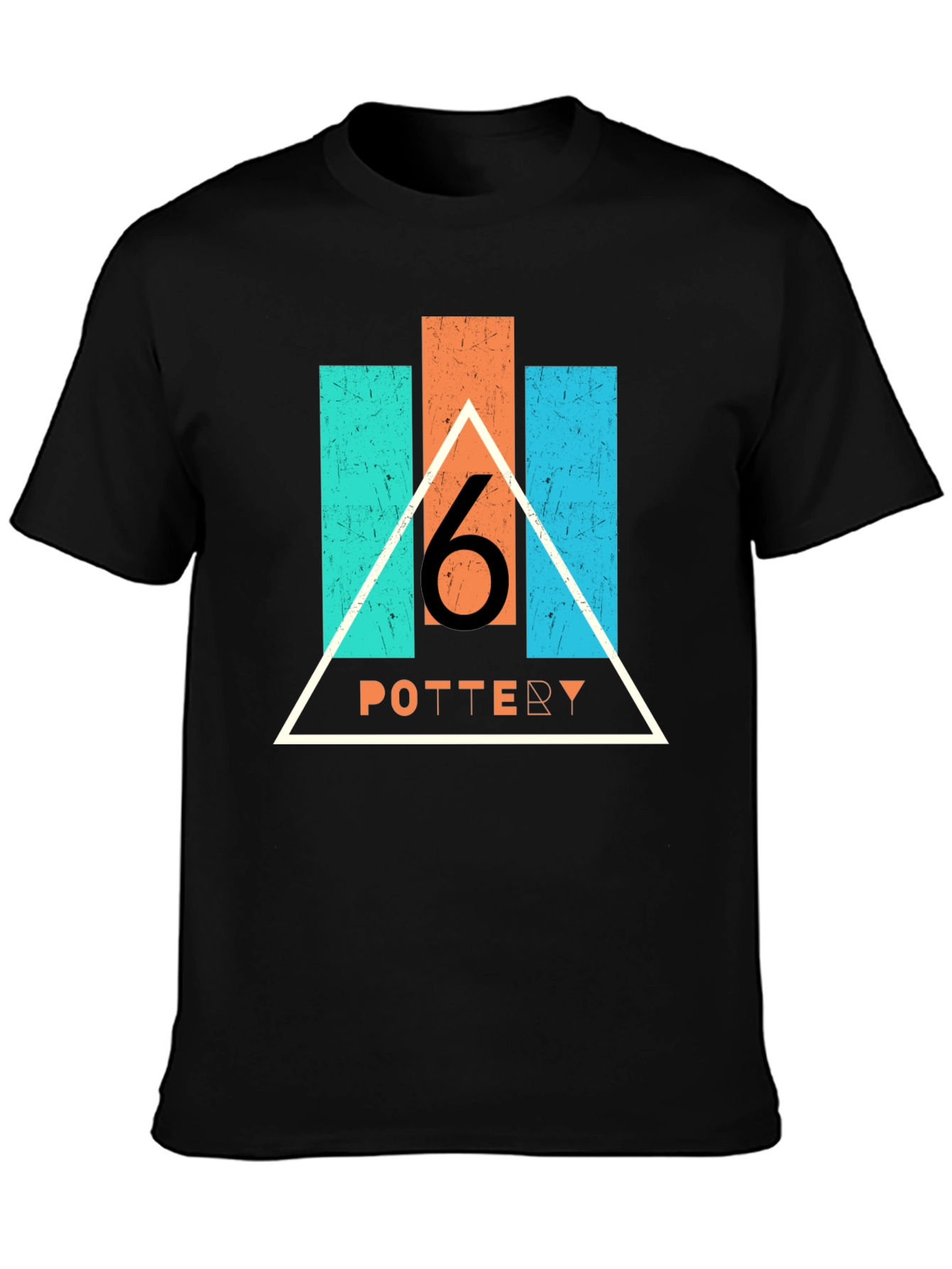 Pottery Triangle Graphic T-Shirt