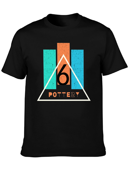 Pottery Triangle Graphic T-Shirt