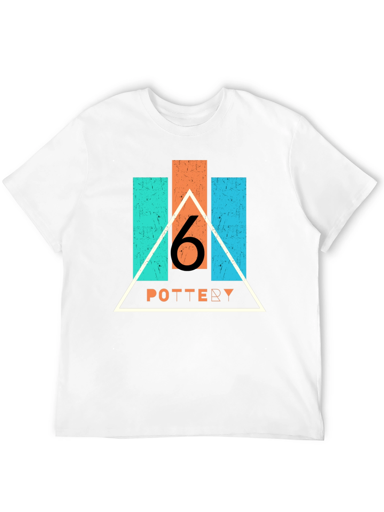 Pottery Triangle Graphic T-Shirt