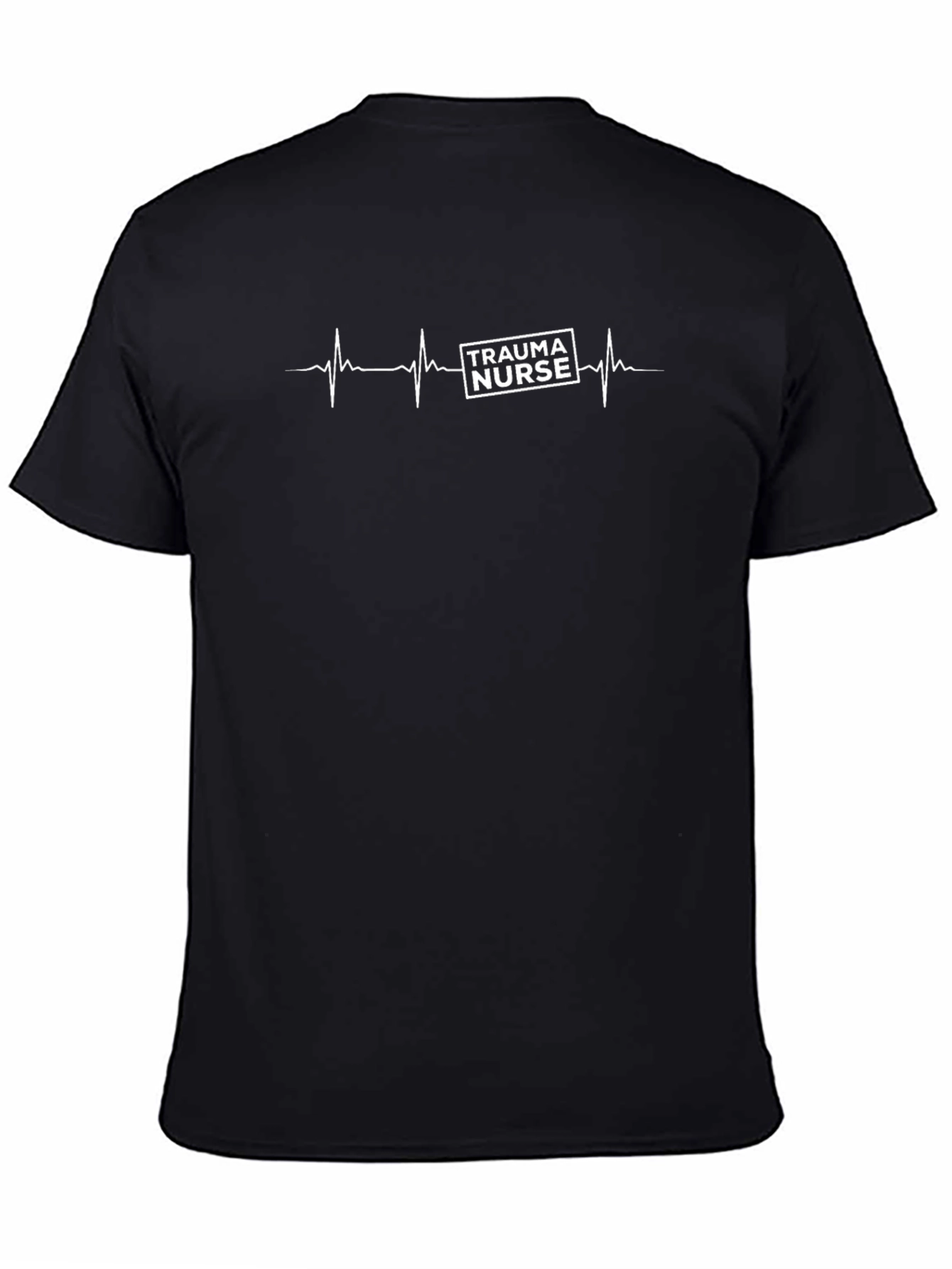 Trauma Nurse Heartbeat T-Shirt - Medical Professional Apparel
