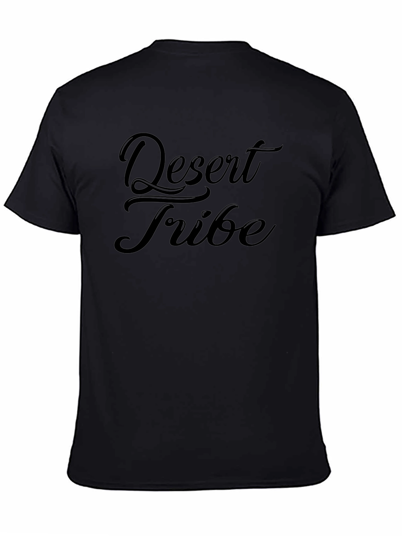 Desert Tribe Black Graphic T-Shirt