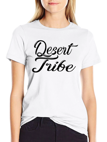 Desert Tribe Black Graphic T-Shirt