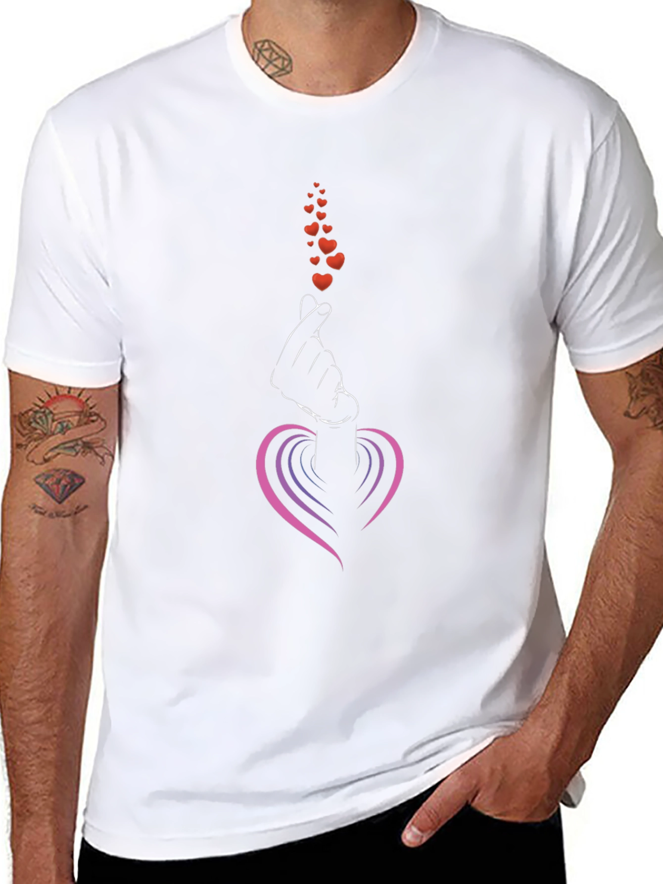 Love Gesture Graphic Tee