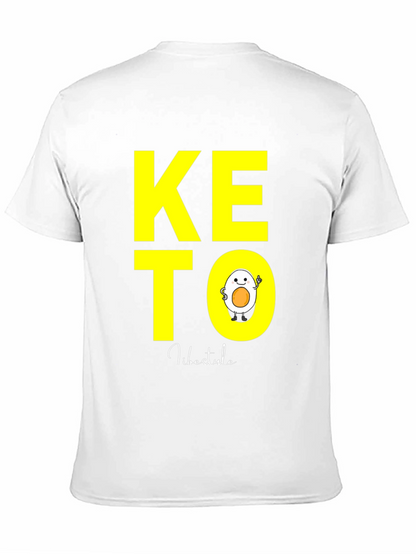 Keto Lifestyle T-Shirt with Egg Design
