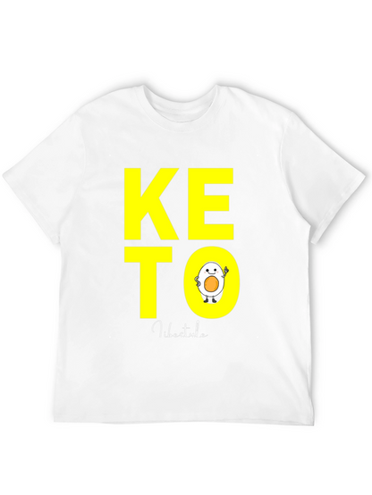 Keto Lifestyle T-Shirt with Egg Design