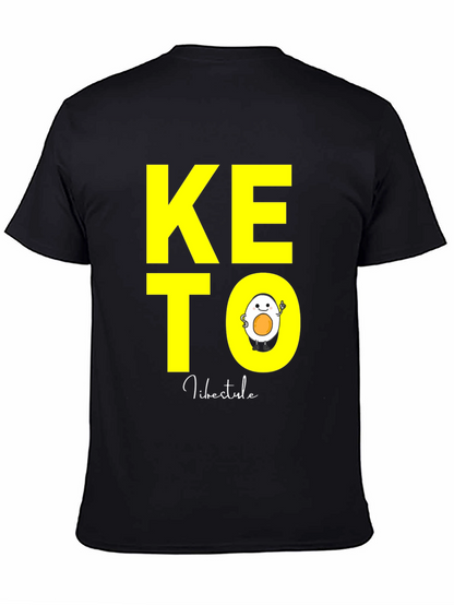 Keto Lifestyle T-Shirt with Egg Design