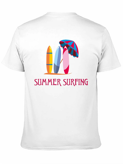 Summer Surfing Graphic Tee - Beach Vibes