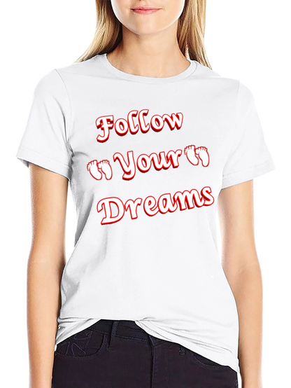 Follow Your Dreams Graphic Tee - Black T-Shirt