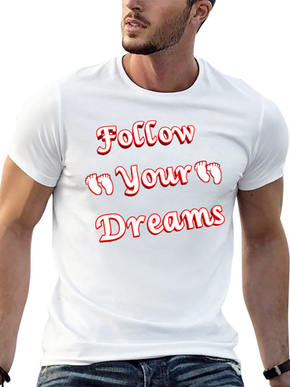 Follow Your Dreams Graphic Tee - Black T-Shirt