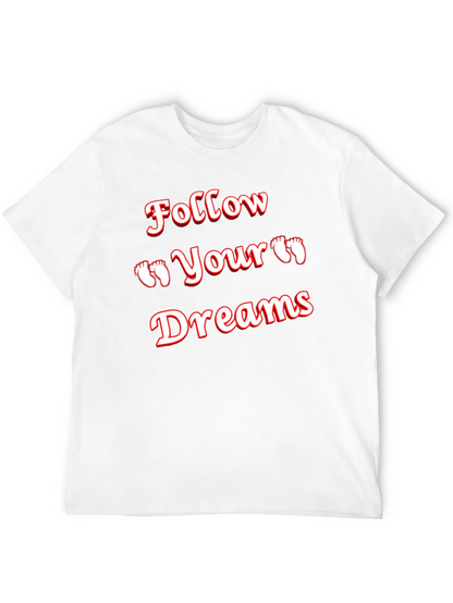 Follow Your Dreams Graphic Tee - Black T-Shirt