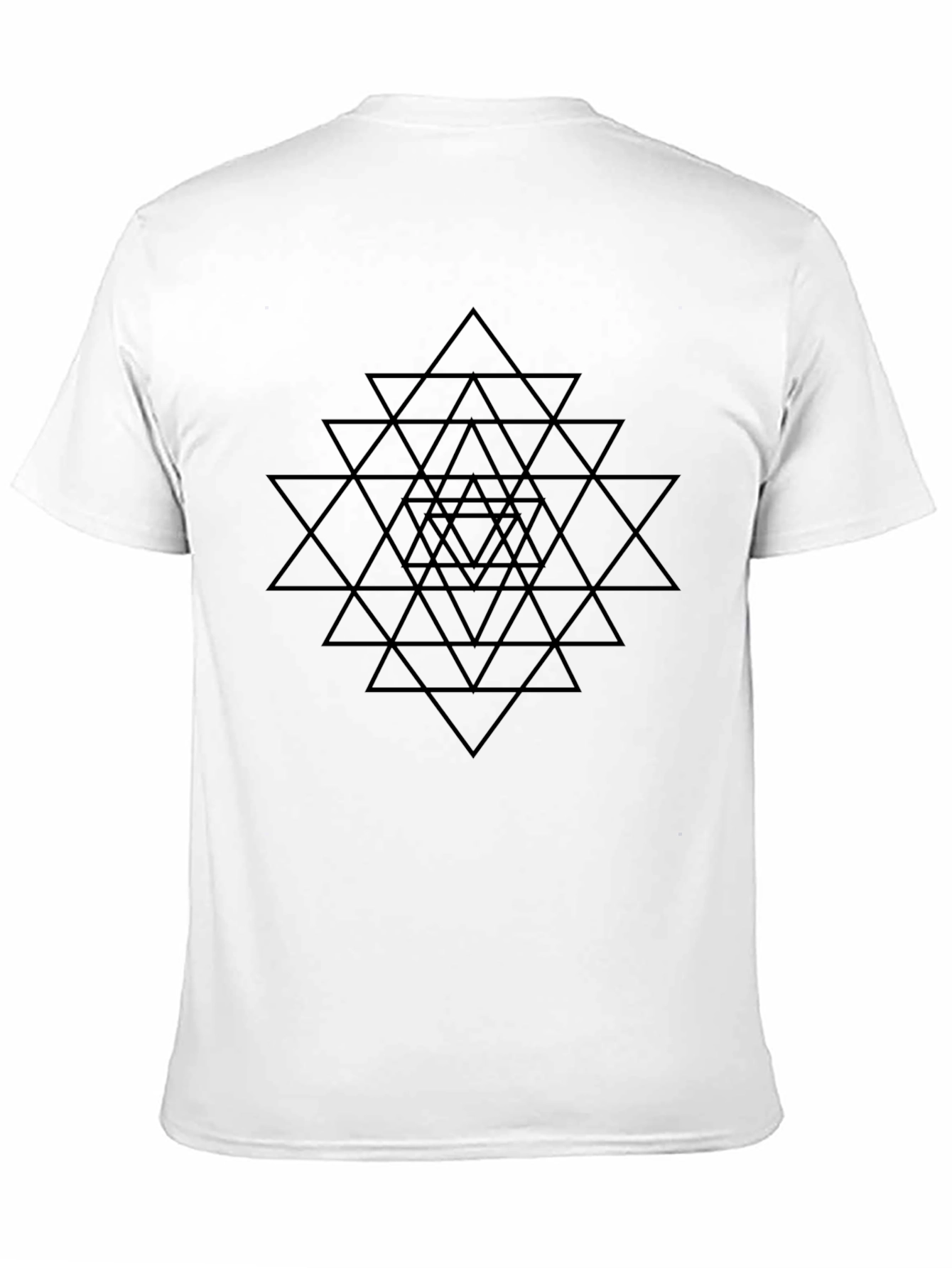 Geometric Triangle Pattern T-Shirt
