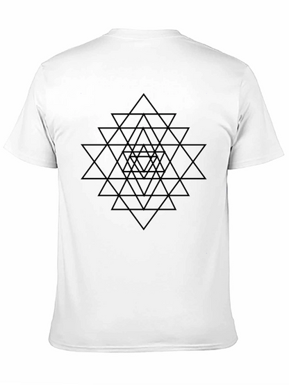 Geometric Triangle Pattern T-Shirt