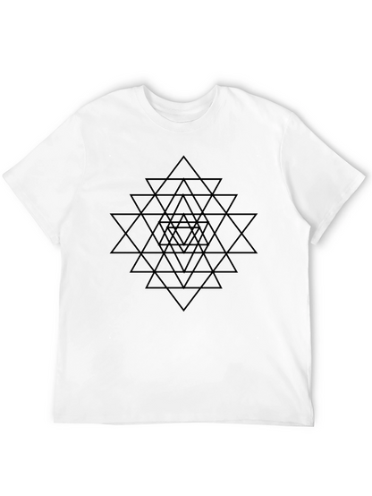 Geometric Triangle Pattern T-Shirt