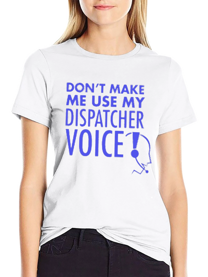 Dispatcher Voice Graphic Tee - Black Crew Neck