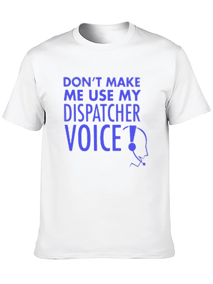 Dispatcher Voice Graphic Tee - Black Crew Neck