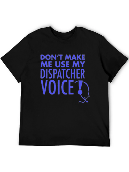 Dispatcher Voice Graphic Tee - Black Crew Neck