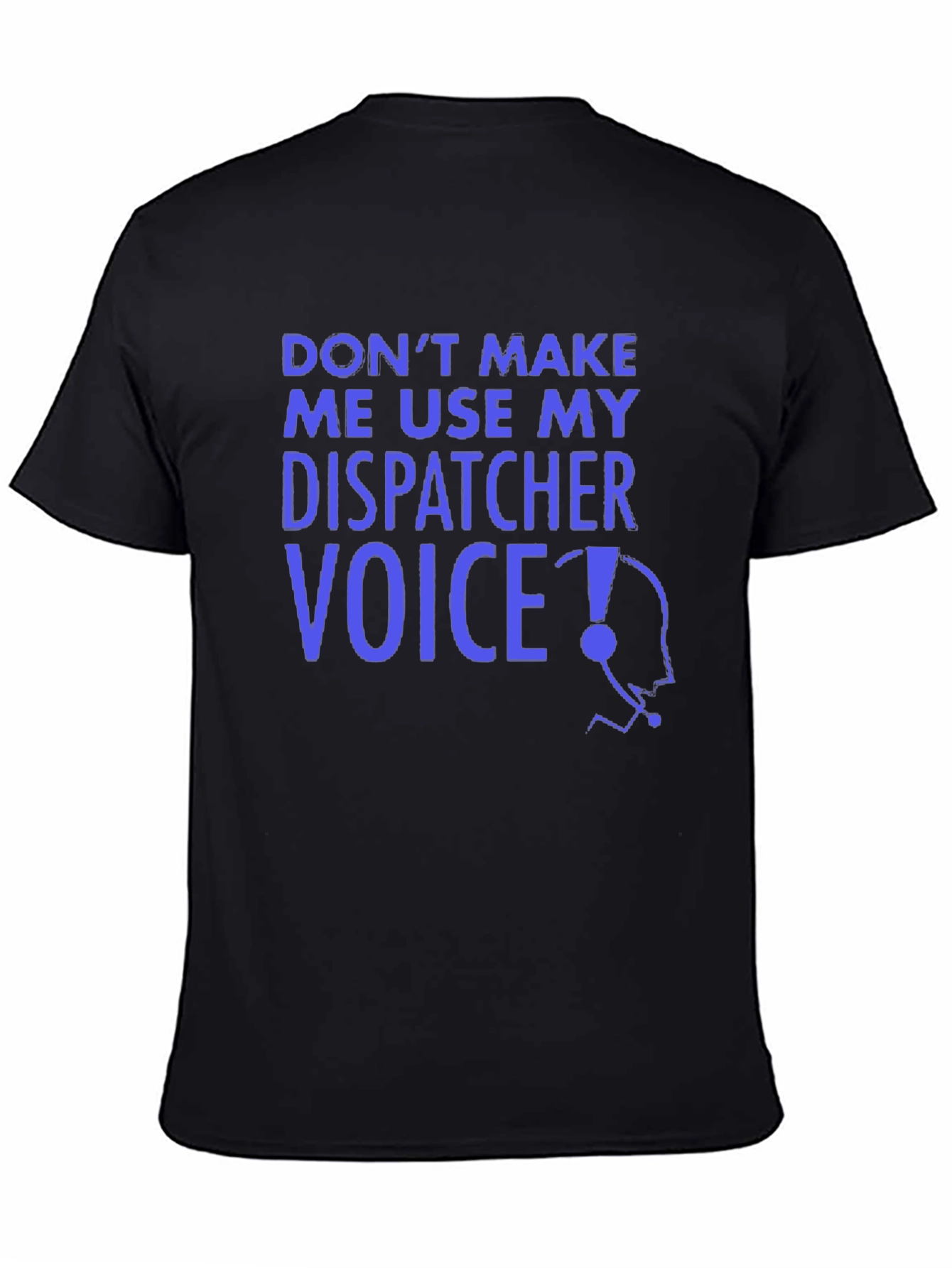 Dispatcher Voice Graphic Tee - Black Crew Neck