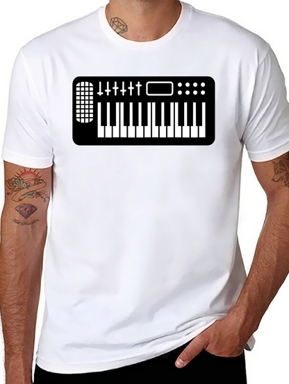 Synth Keyboard T-Shirt - Musician Apparel