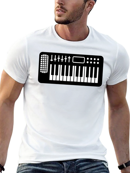 Synth Keyboard T-Shirt - Musician Apparel