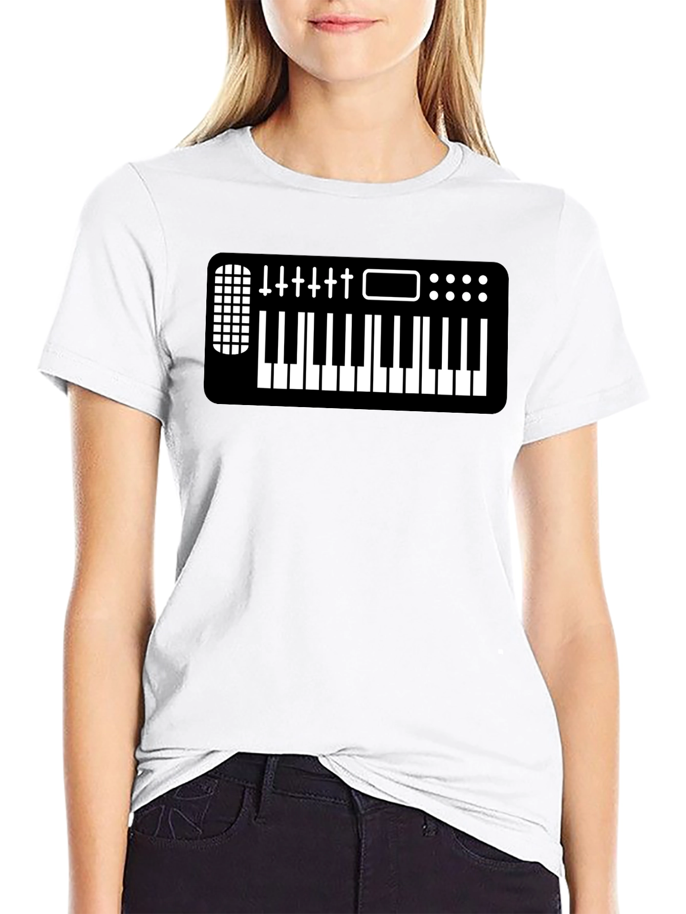 Synth Keyboard T-Shirt - Musician Apparel